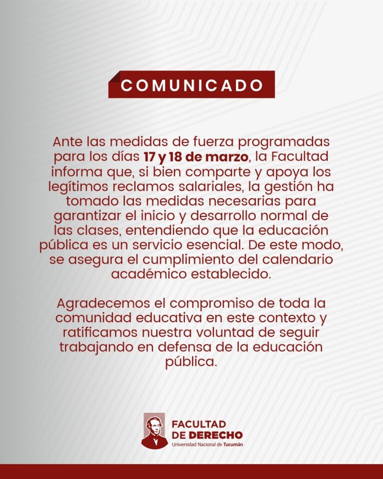¡COMUNICADO IMPORTANTE!
